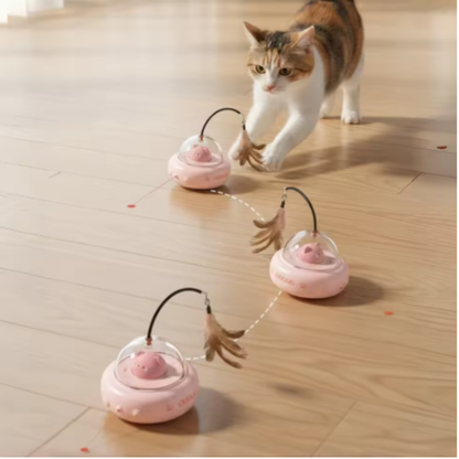 Juguete interactivo "OVNI" para gatos