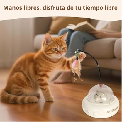 Juguete interactivo "OVNI" para gatos